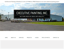 Tablet Screenshot of executivepaintinginc.com